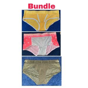 Pink Victoria’s Secret panties bundle!
